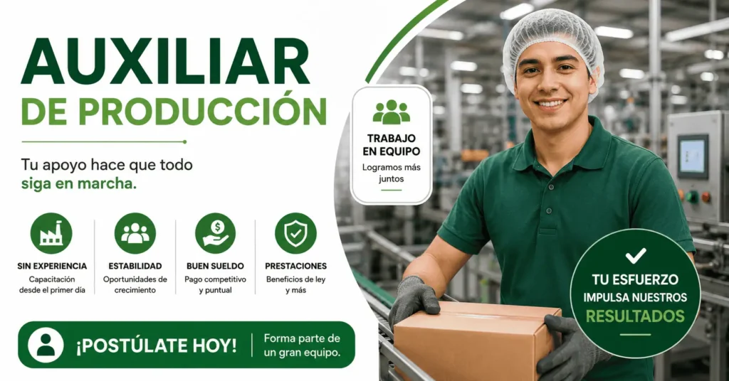 Auxiliar de Producción