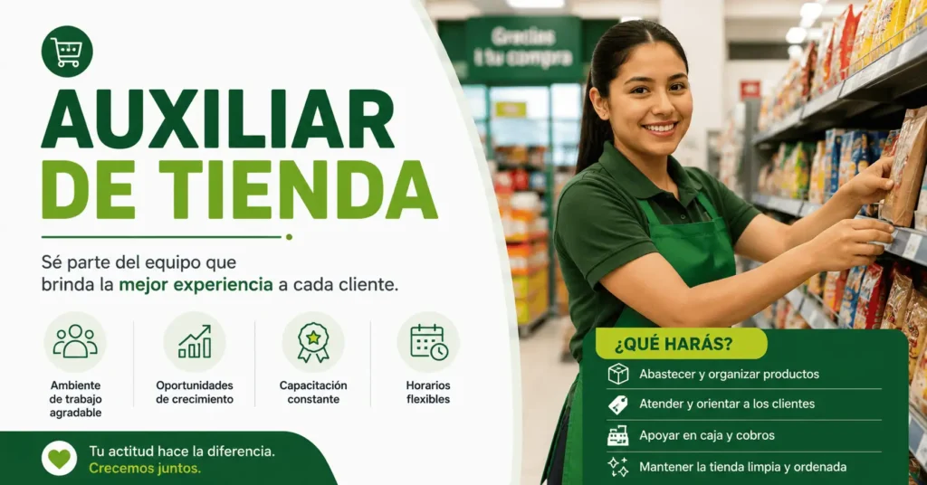 Auxiliar de tienda